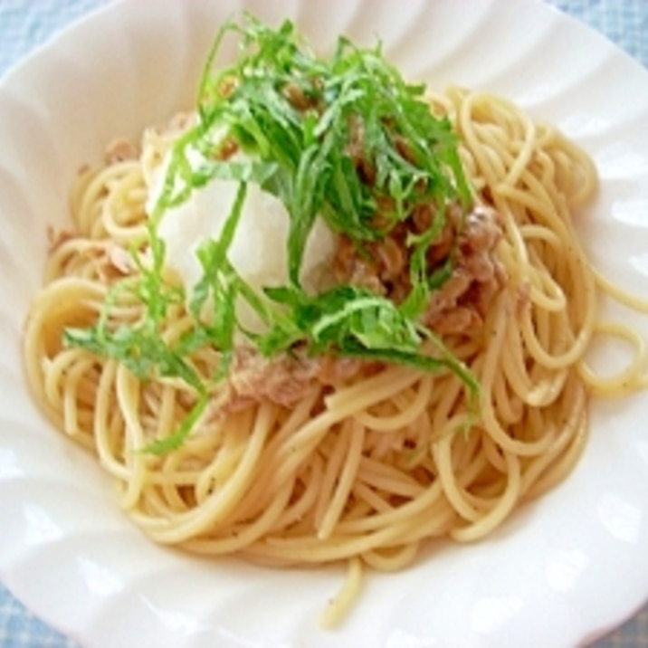 あっさり ツナと納豆パスタ レシピ 作り方 By のっち 06 楽天レシピ